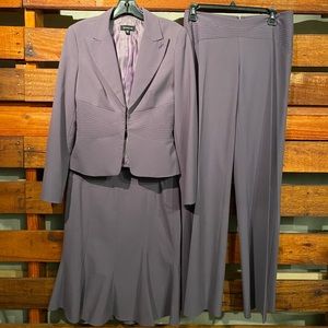 Bebe 3 piece suit in lavender
